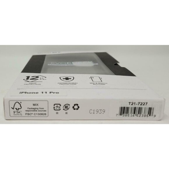 Tech21 Evo Check Case for Apple iPhone 11 Pro 5.8" Smokey, Mix & Match Flexible - Picture 4 of 4